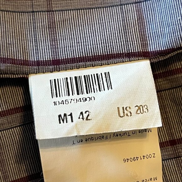 Hugo Boss Mens Slim Fit Long Sleeve Button-Down Shirt 42/16.5 Plaid Pattern - Picture 13 of 16